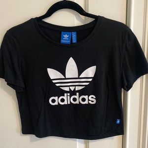 Adidas Crop Top Logo Tshirt